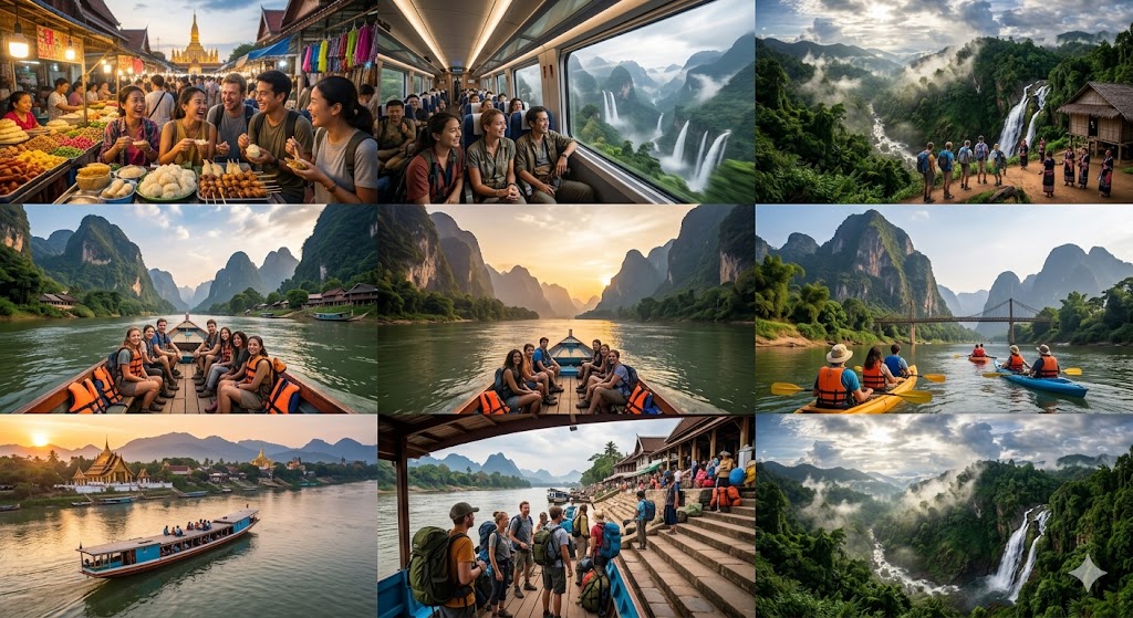 Adventure with Friends in Laos